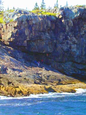Rock Climbing on Mount Desert Island, Maine